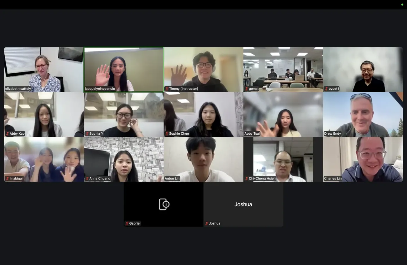 Video call in September with Dr. Sattely, Prof. Endy and the team.