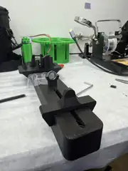 Photometer prototype: lens and beam line