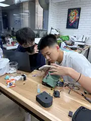 Testing the printed pinch-valve parts