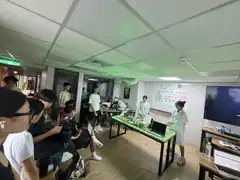 Behind the camera, promo video shoot