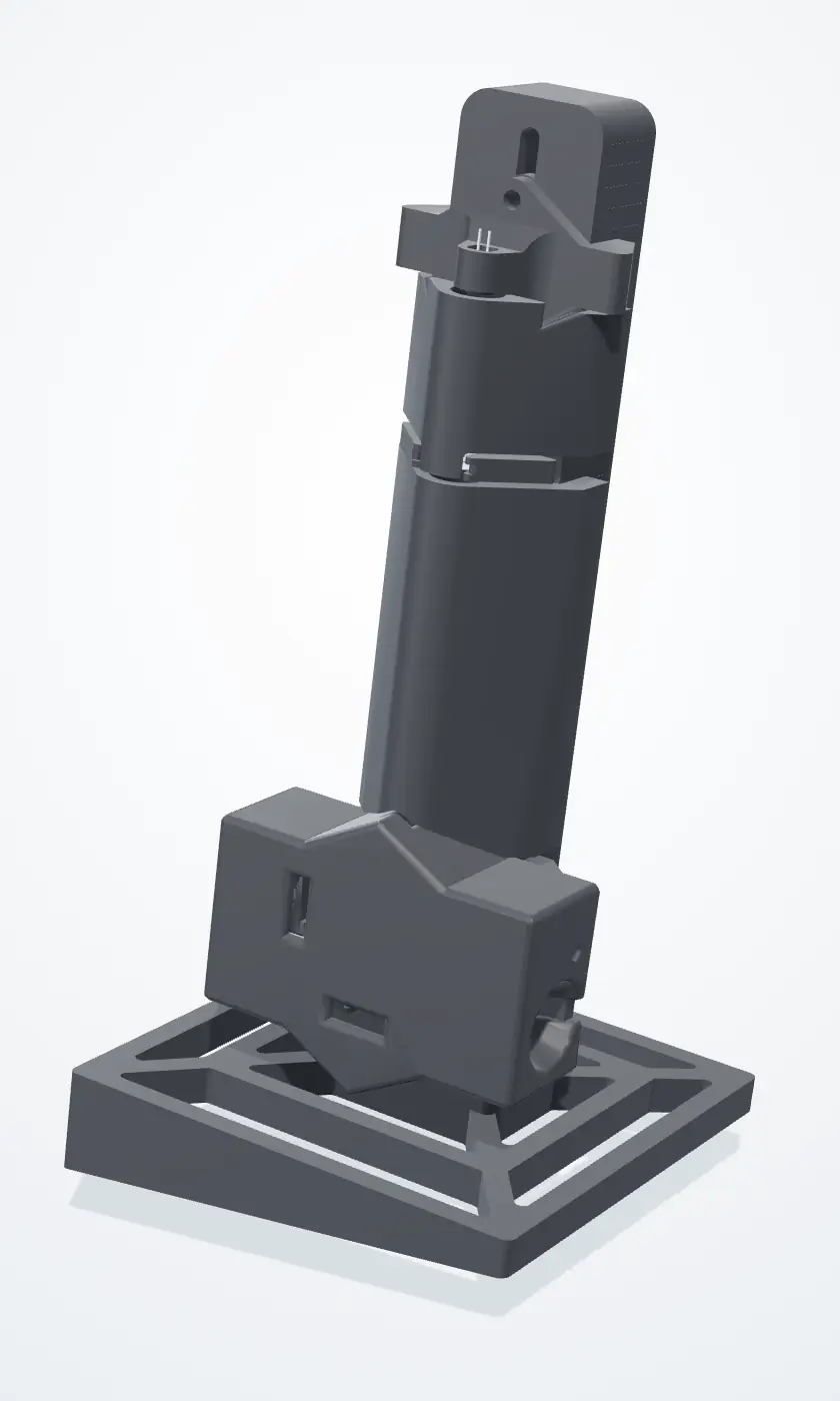 The Pro photometer, assembled, at a three-quarter view.